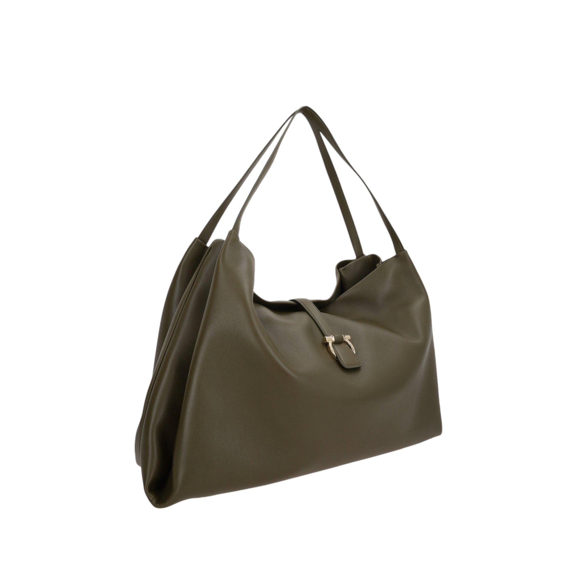 Smooth Leather Large Tote Bag-FERRAGAMO-JOHN JULIA