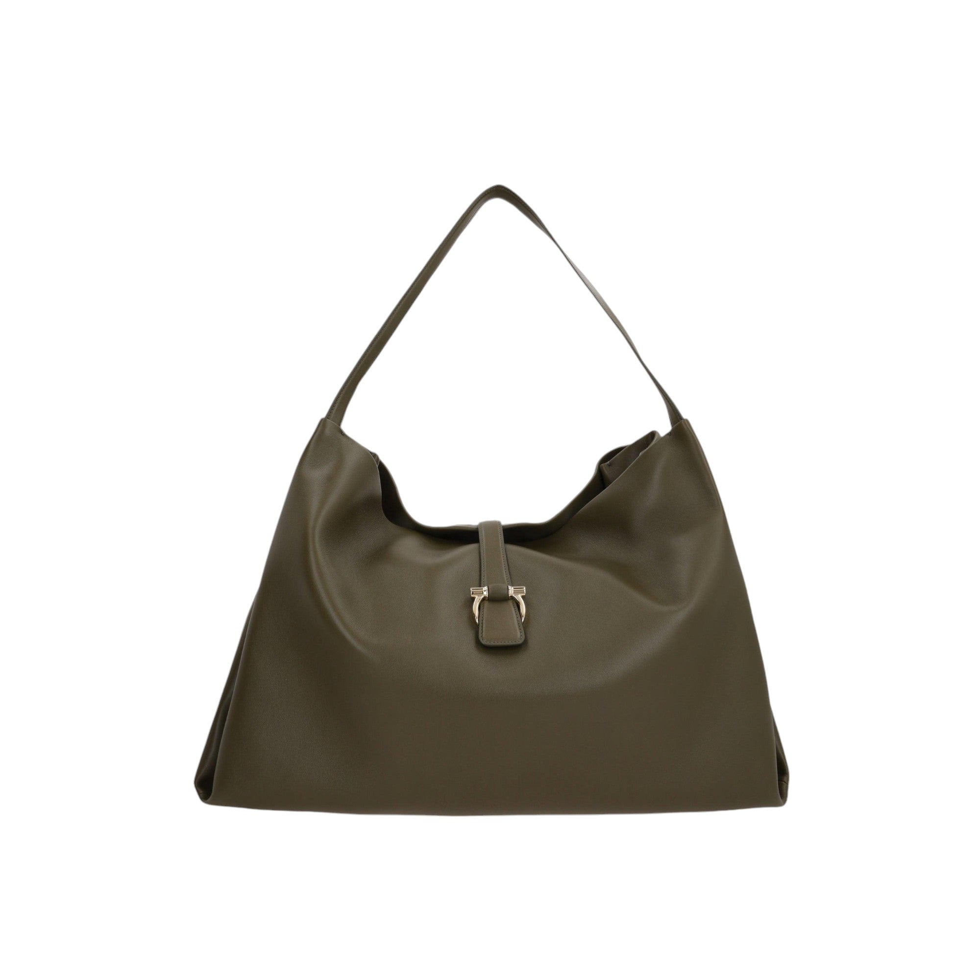 Smooth Leather Large Tote Bag-FERRAGAMO-JOHN JULIA