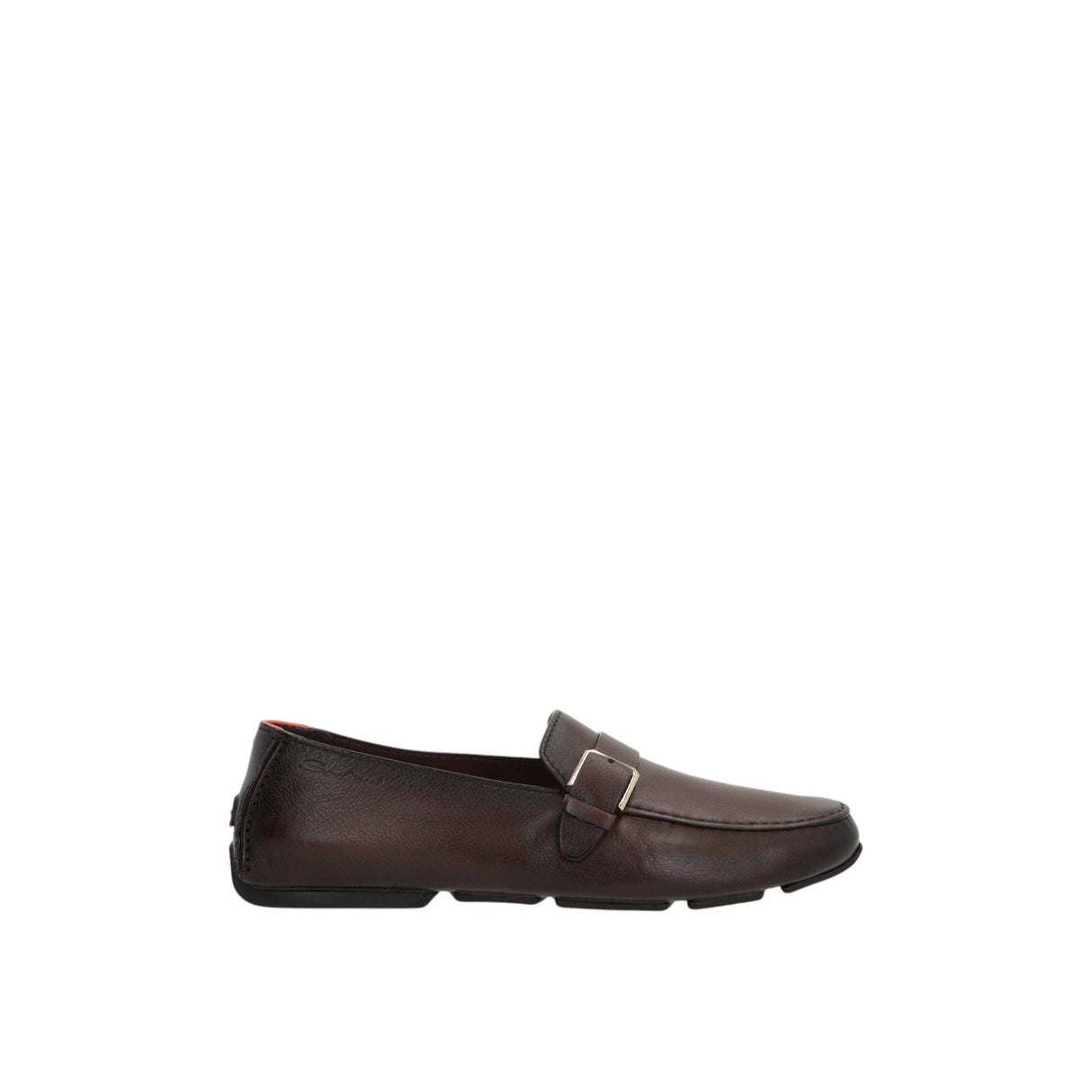 Smooth Leather Loafers-SANTONI-JOHN JULIA