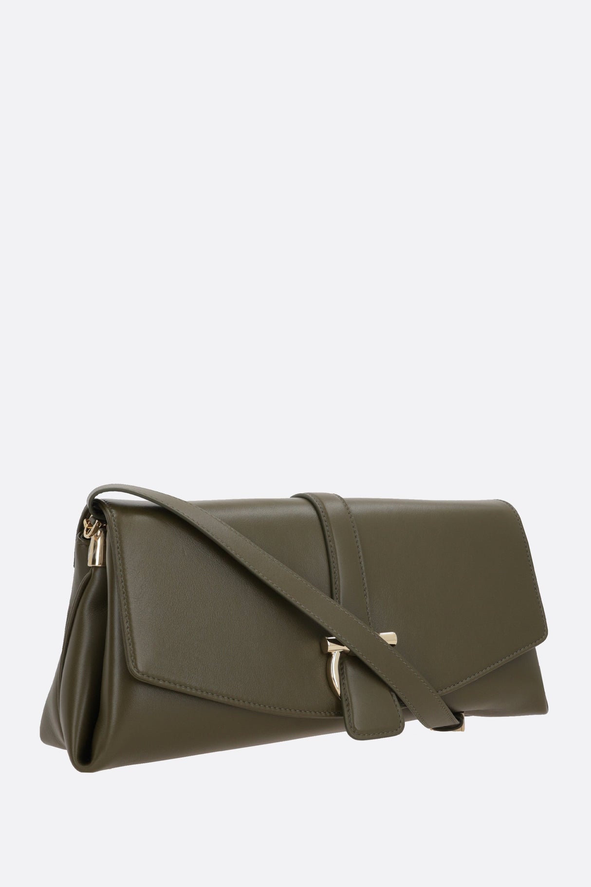 Smooth Leather Medium Shoulder Bag-FERRAGAMO-JOHN JULIA