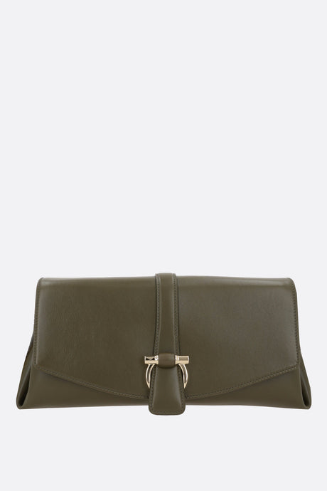 Smooth Leather Medium Shoulder Bag-FERRAGAMO-JOHN JULIA