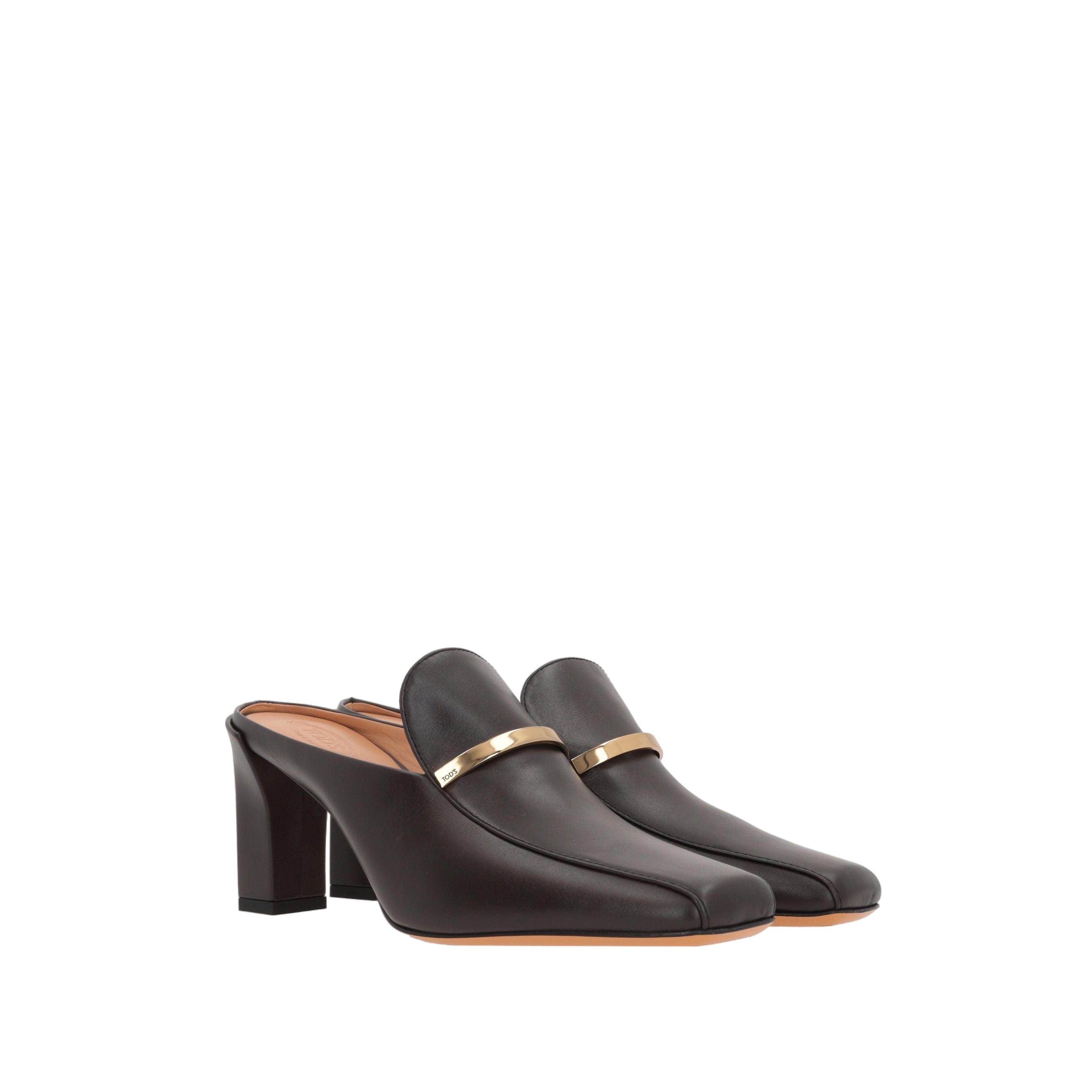 Smooth Leather Mules-TOD'S-JOHN JULIA