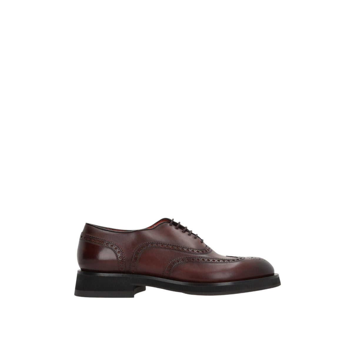 Smooth Leather Oxford Shoes-SANTONI-JOHN JULIA