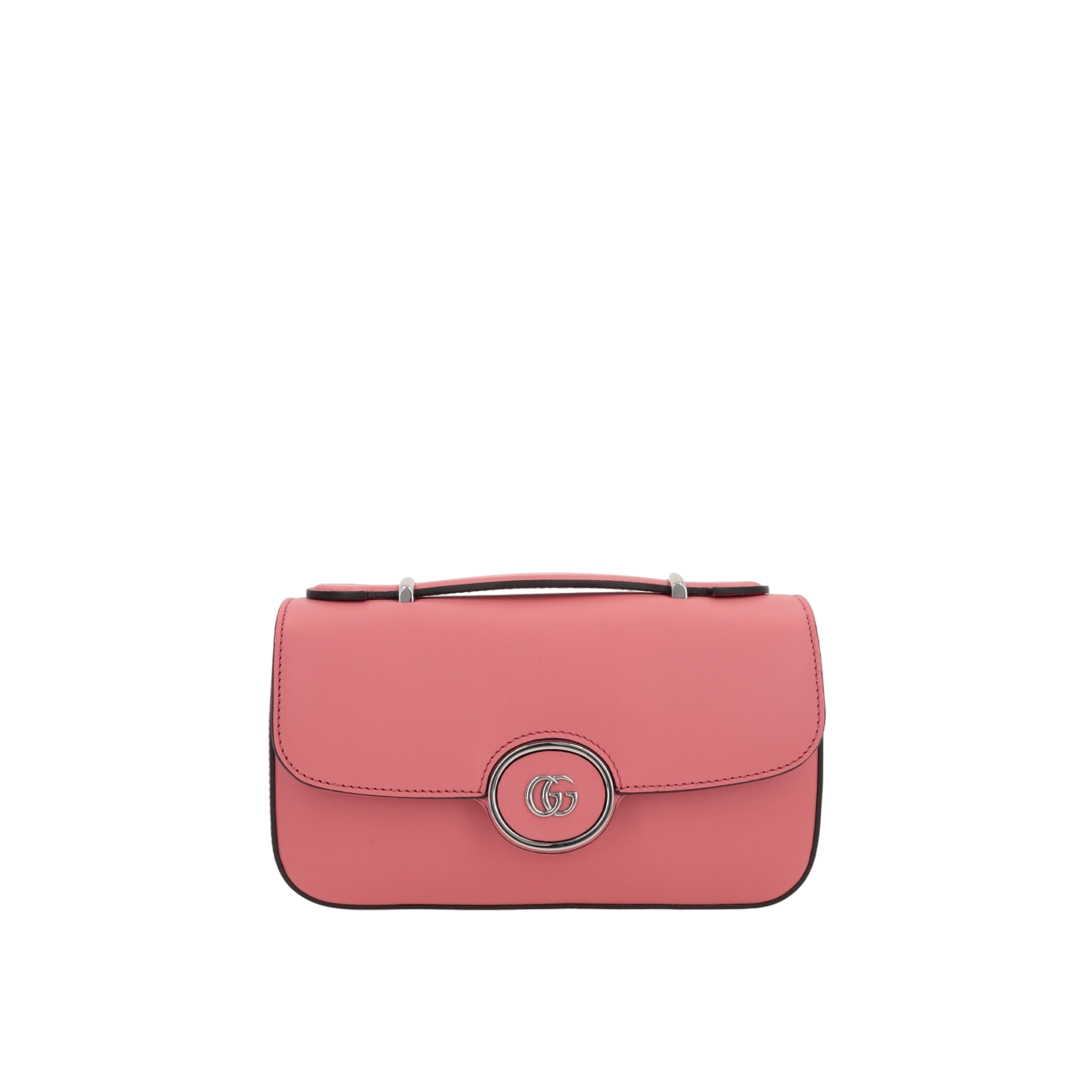 Smooth Leather Petite GG Mini Shoulder Bag-GUCCI-JOHN JULIA