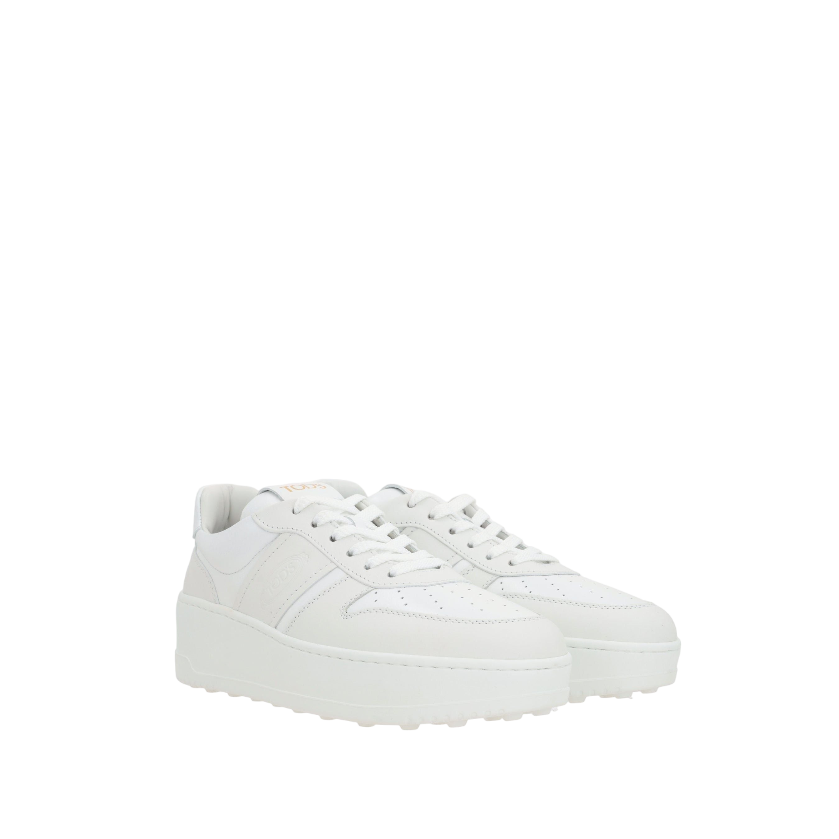 Smooth Leather Platform Sneakers-TOD'S-JOHN JULIA