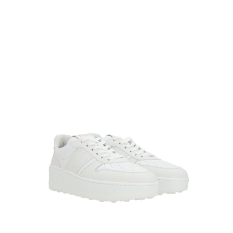 Smooth Leather Platform Sneakers-TOD'S-JOHN JULIA