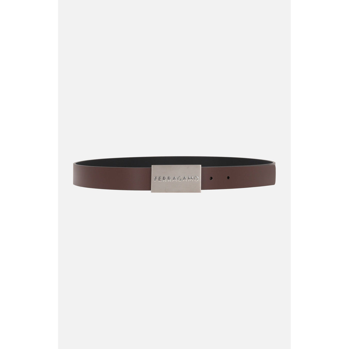 Smooth Leather Reversible Belt-FERRAGAMO-JOHN JULIA