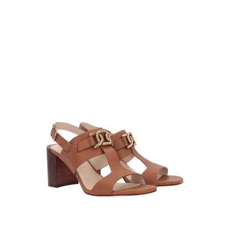 Smooth Leather Sandals-TOD'S-JOHN JULIA