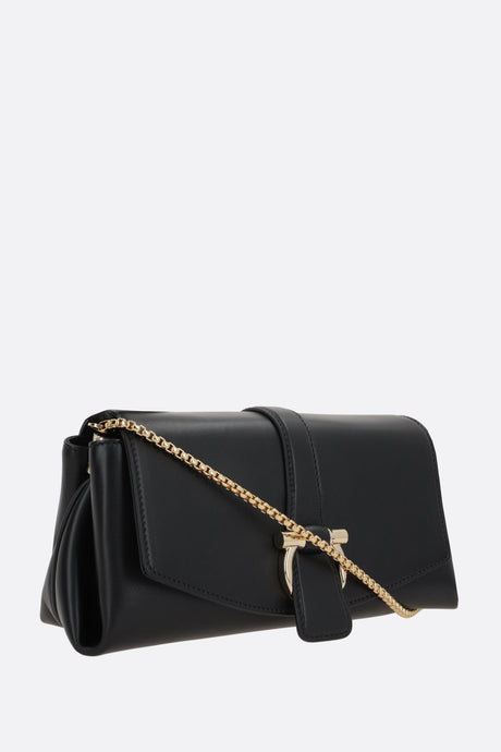 FERRAGAMO-Smooth Leather Small Shoulder Bag-JOHN JULIA