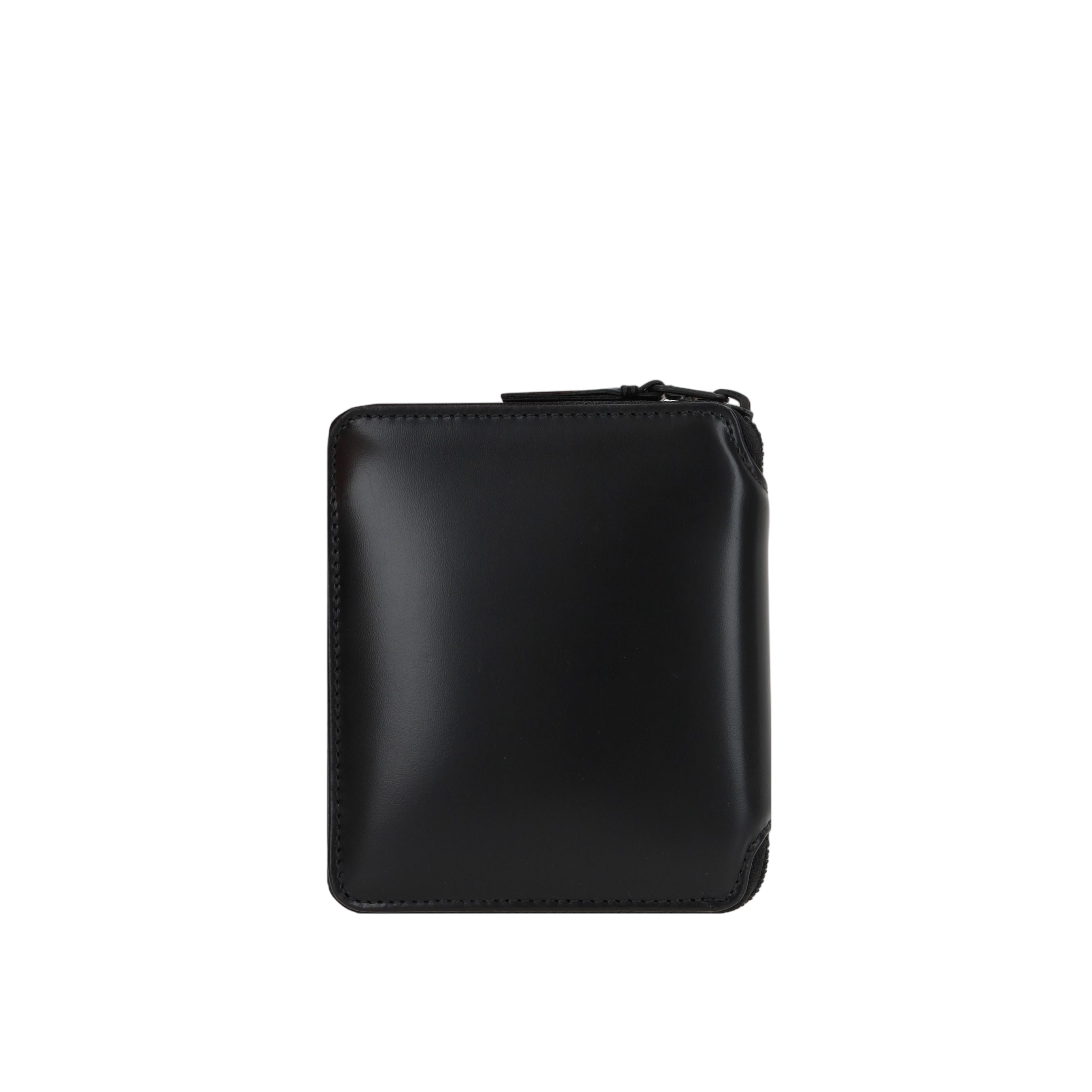 Smooth Leather Small Zip-Around Wallet-COMME des GARCONS WALLET-JOHN JULIA