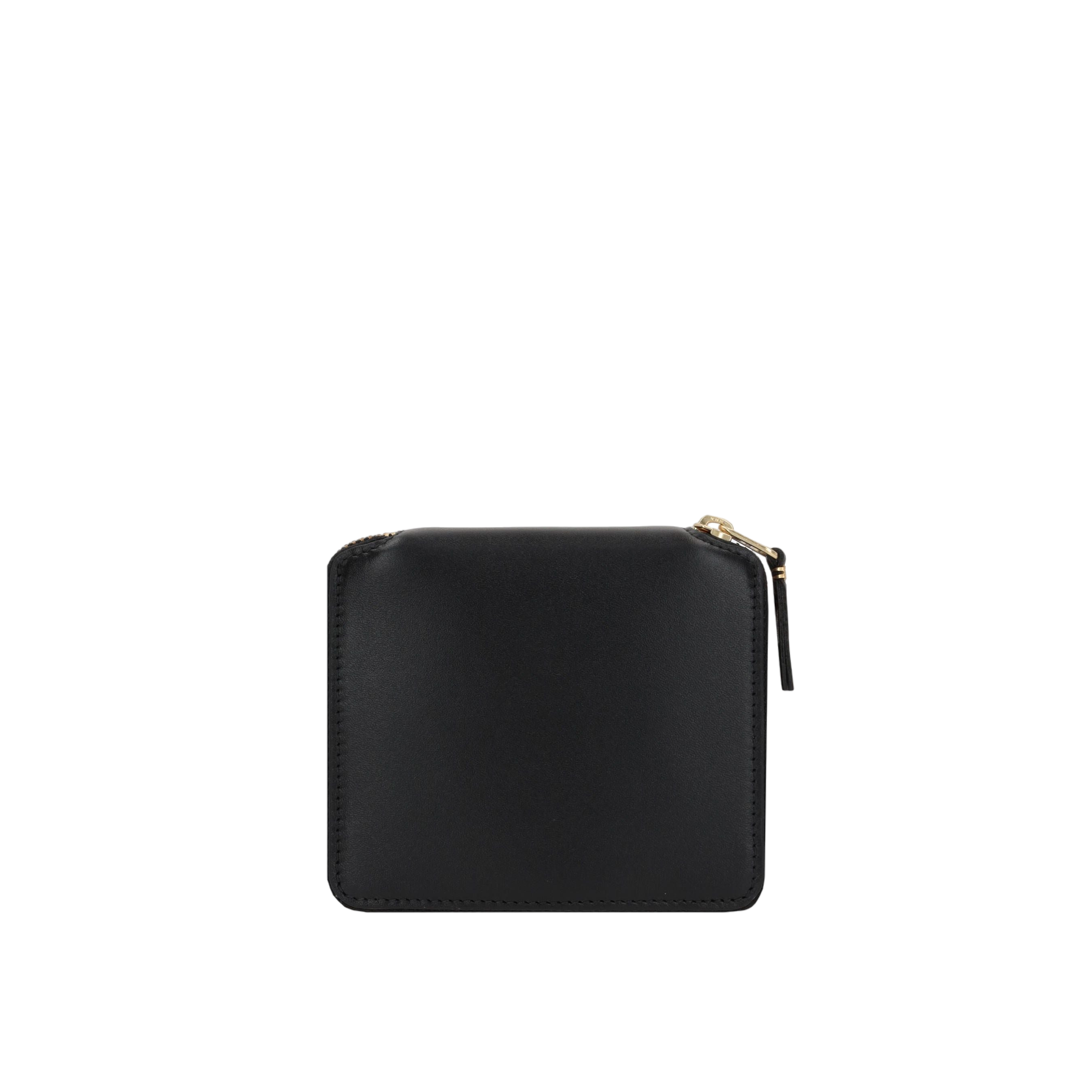 Smooth Leather Small Zip-Around Wallet-COMME des GARCONS WALLET-JOHN JULIA