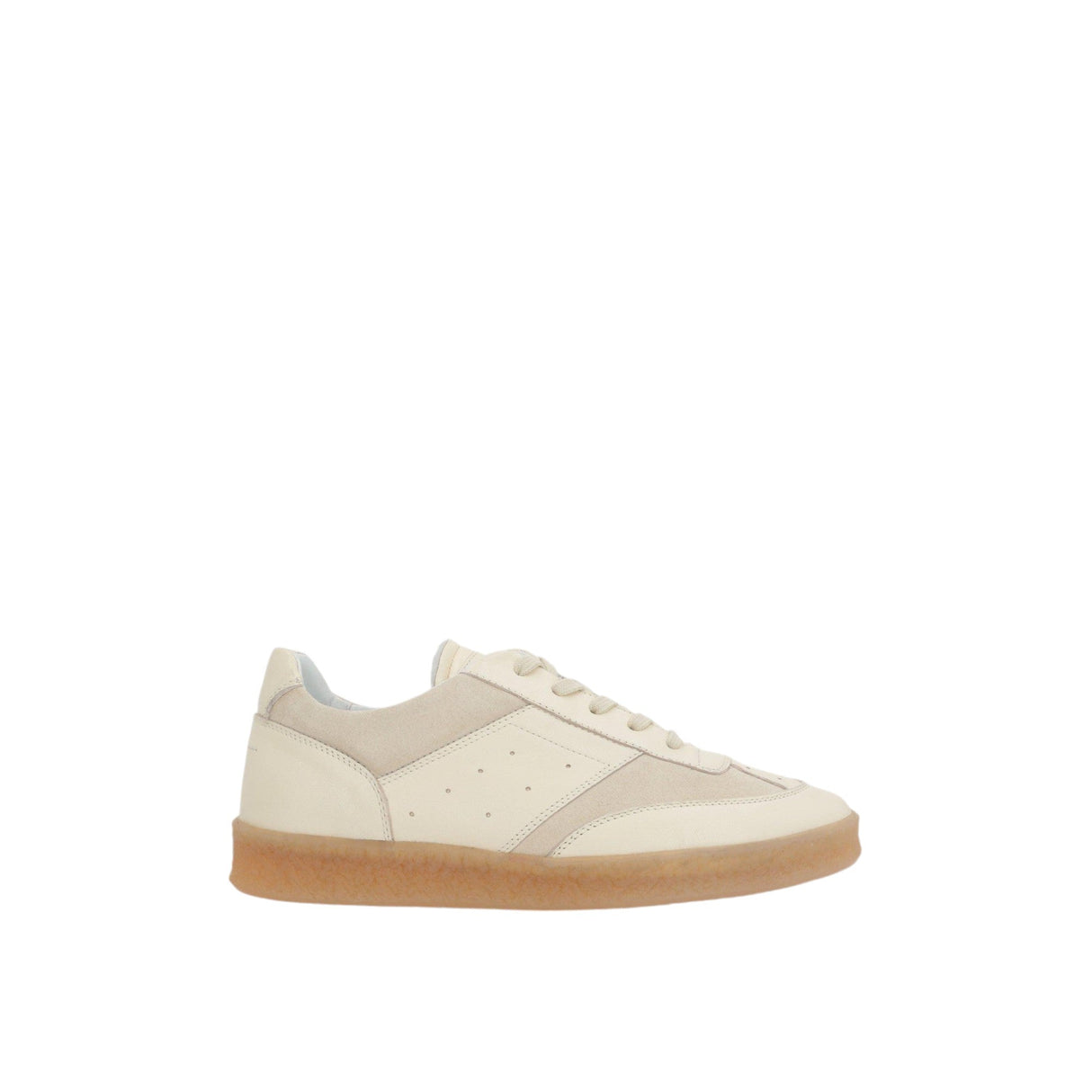 Smooth Leather Suede Sneakers-MM6 Maison Margiela-JOHN JULIA