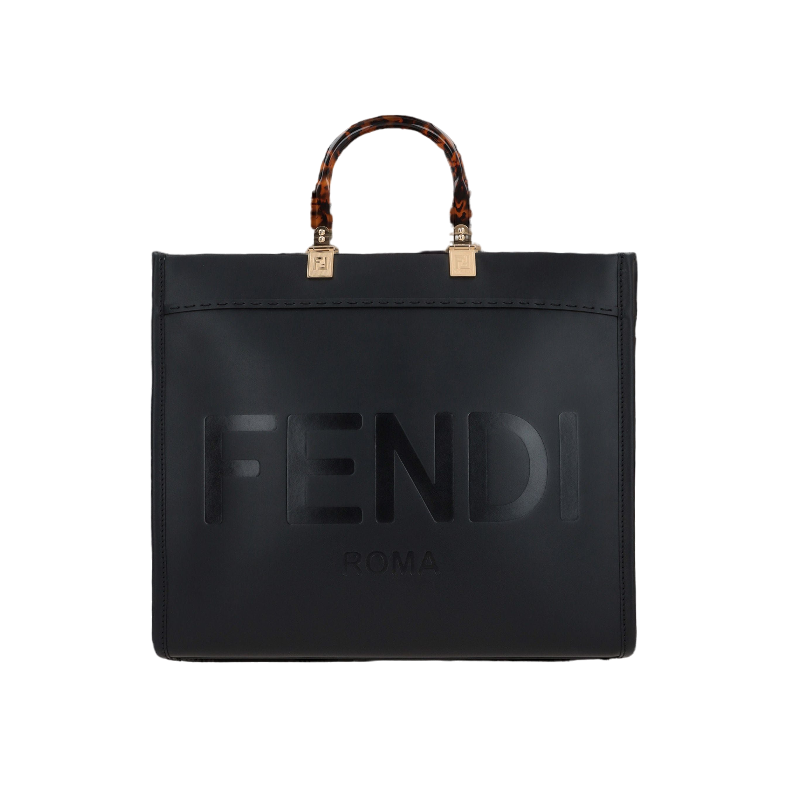 Smooth Leather Sunshine Medium Tote Bag-FENDI-JOHN JULIA