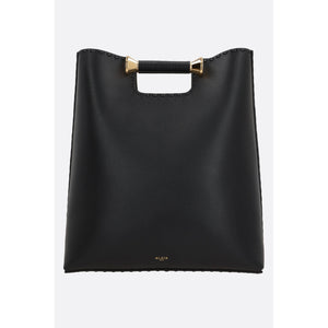 Smooth Leather Tote Bag-ALAÏA-JOHN JULIA