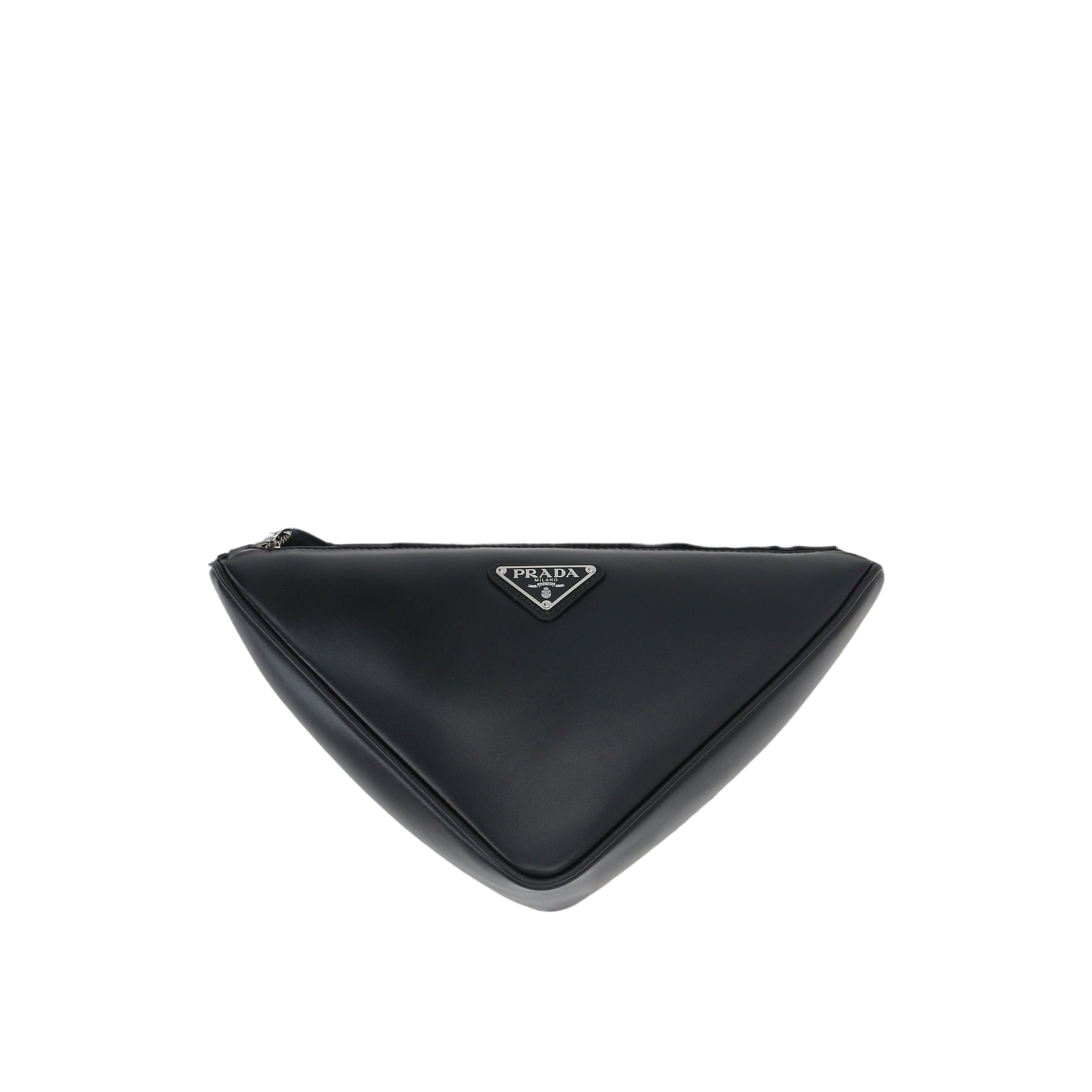 Smooth Leather Triangle Crossbody Bag-PRADA-JOHN JULIA