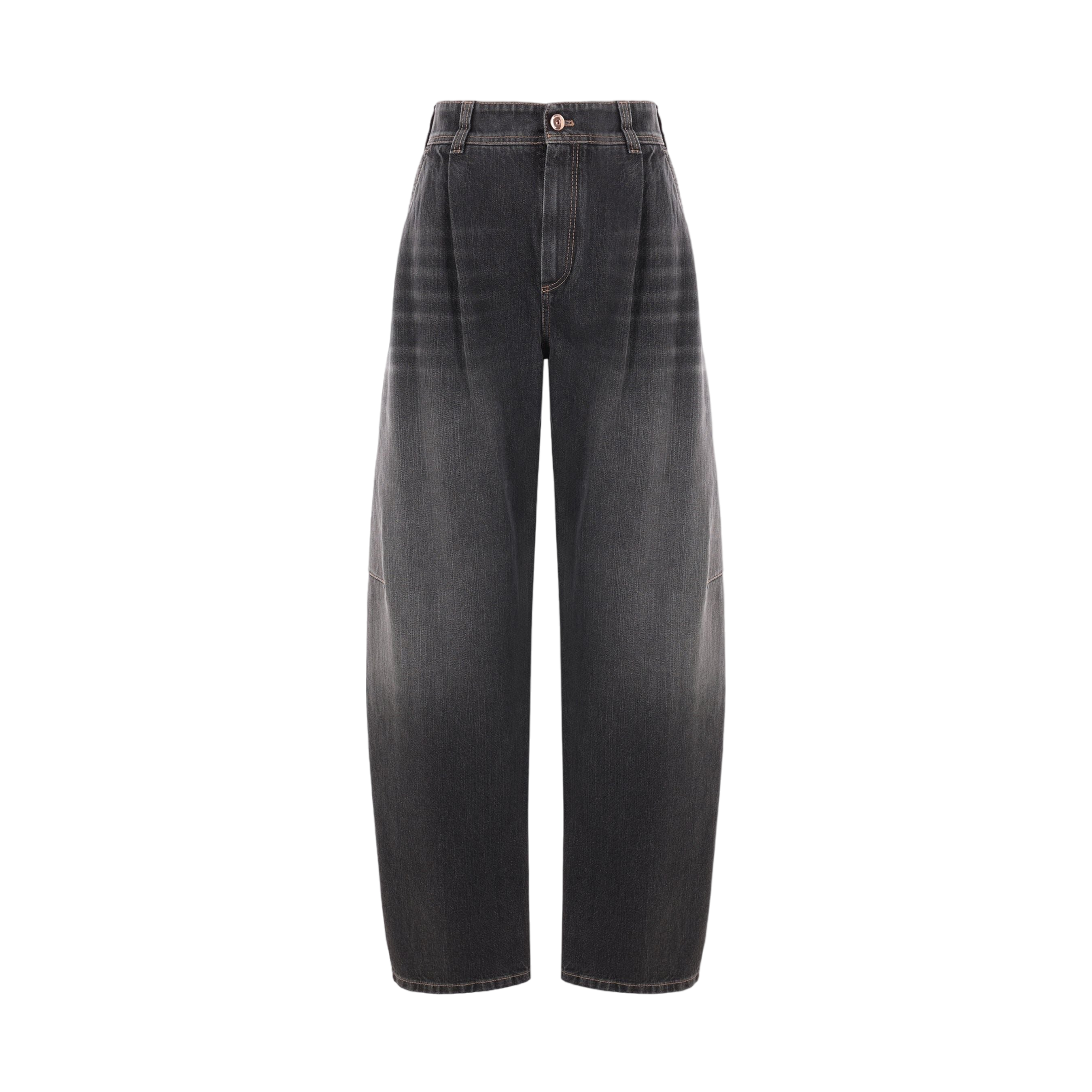 Soft Curved Denim Jeans-BRUNELLO CUCINELLI-JOHN JULIA