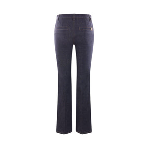 Soft Flare Stretch Denim Jeans-BRUNELLO CUCINELLI-JOHN JULIA