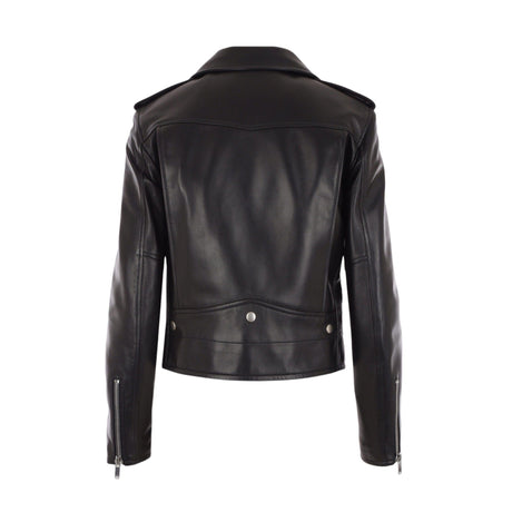 Soft Nappa Biker Jacket-SAINT LAURENT-JOHN JULIA