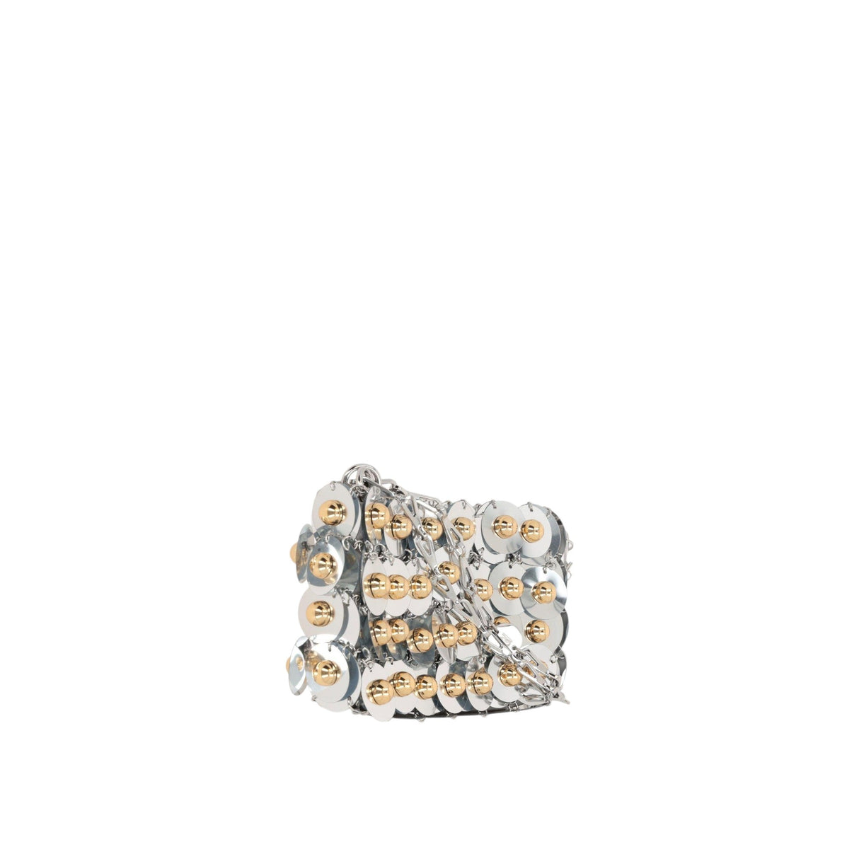 Sparkle Nano Sequinned Shoulder Bag-RABANNE-JOHN JULIA