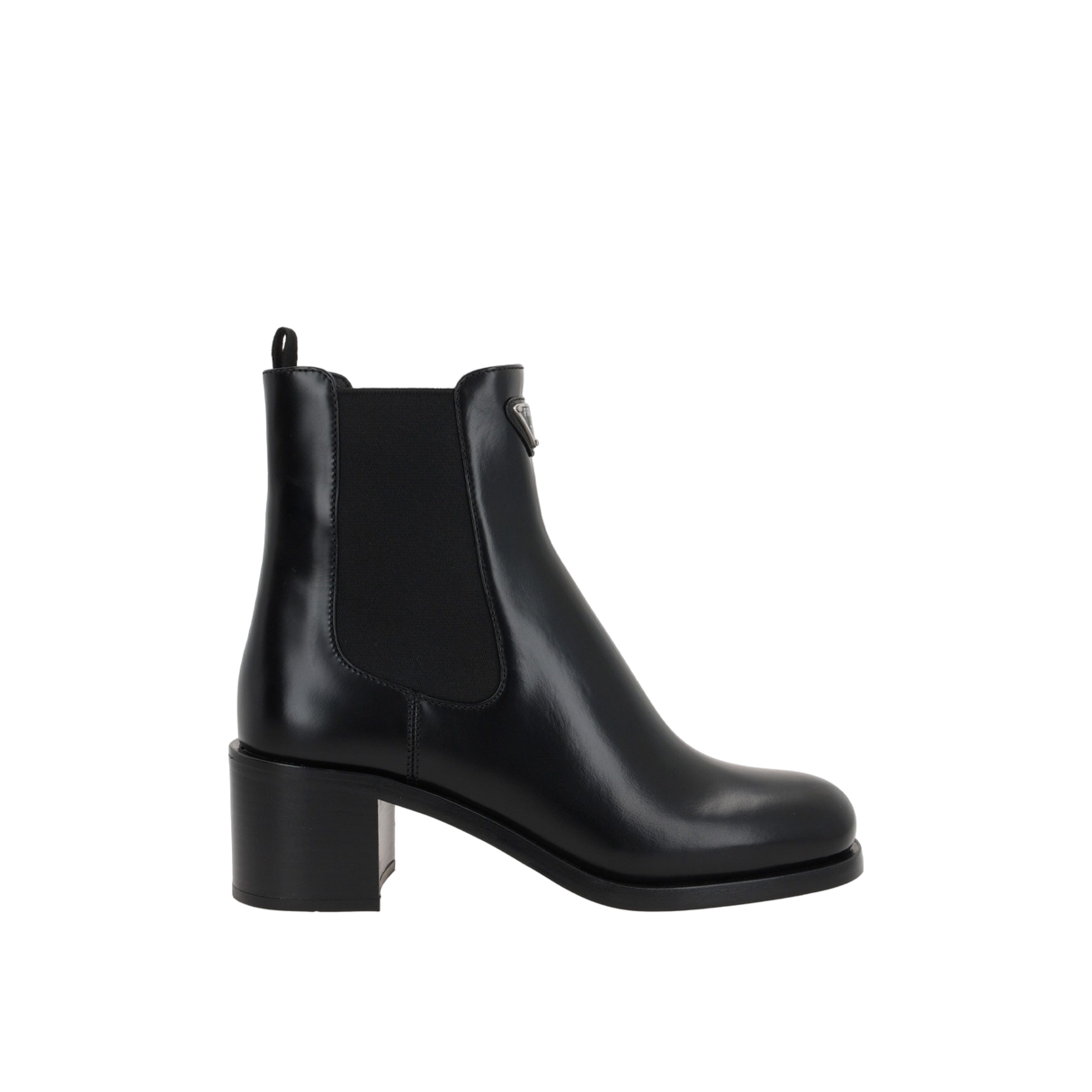 Spazzolato Leather Ankle Boots-PRADA-JOHN JULIA