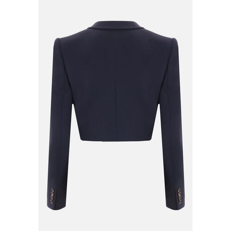 Spencer Wool Cropped Jacket-CHLOÉ-JOHN JULIA