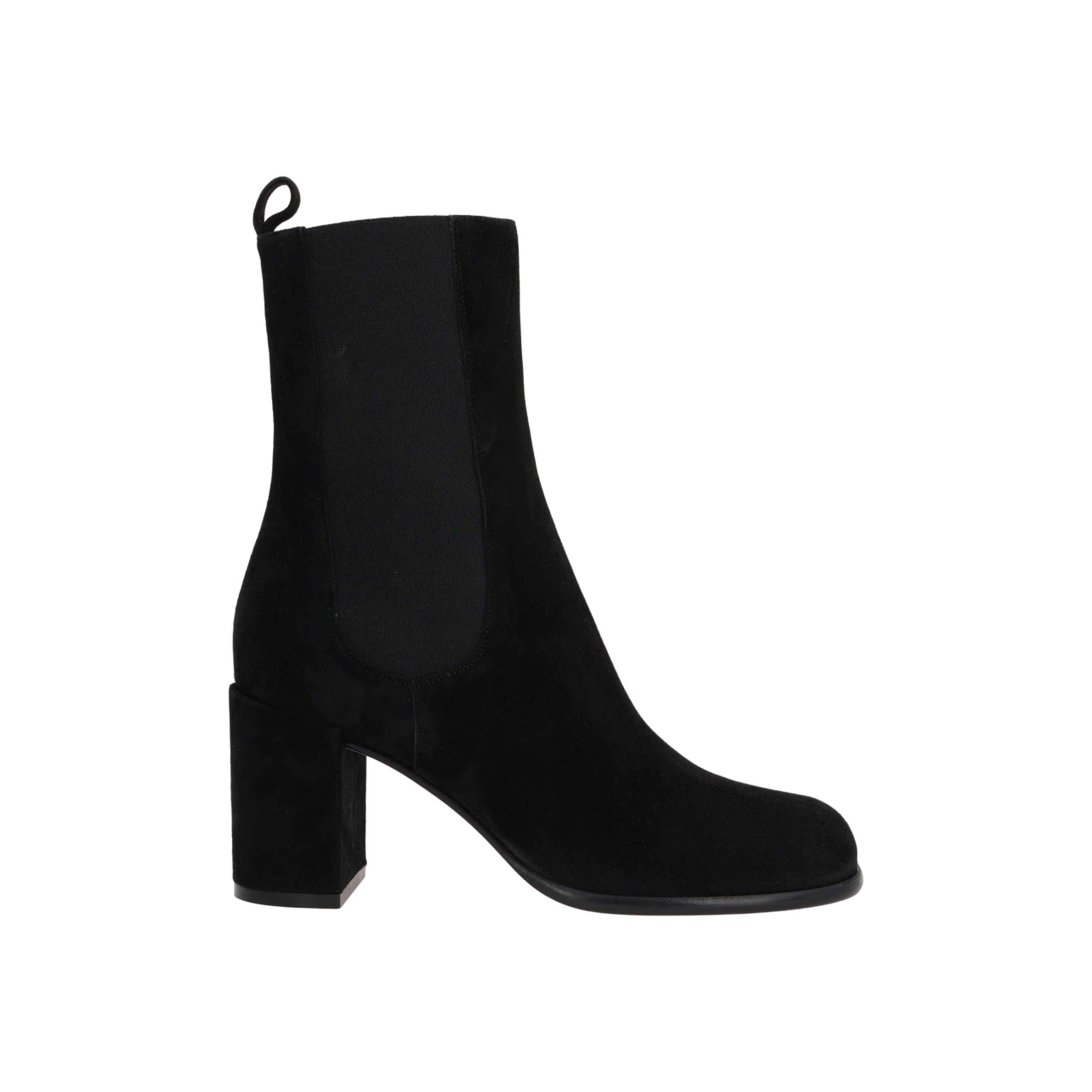 SR Aden Suede Ankle Boots-SERGIO ROSSI-JOHN JULIA