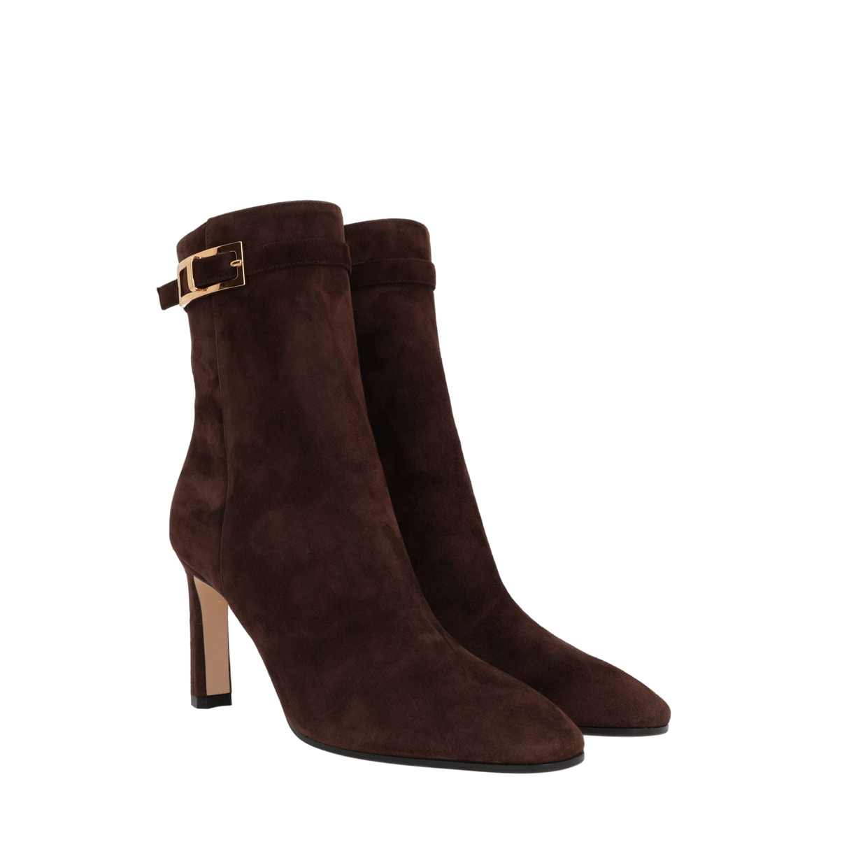 SR Nora Suede Ankle Boots-SERGIO ROSSI-JOHN JULIA