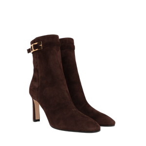 SR Nora Suede Ankle Boots-SERGIO ROSSI-JOHN JULIA