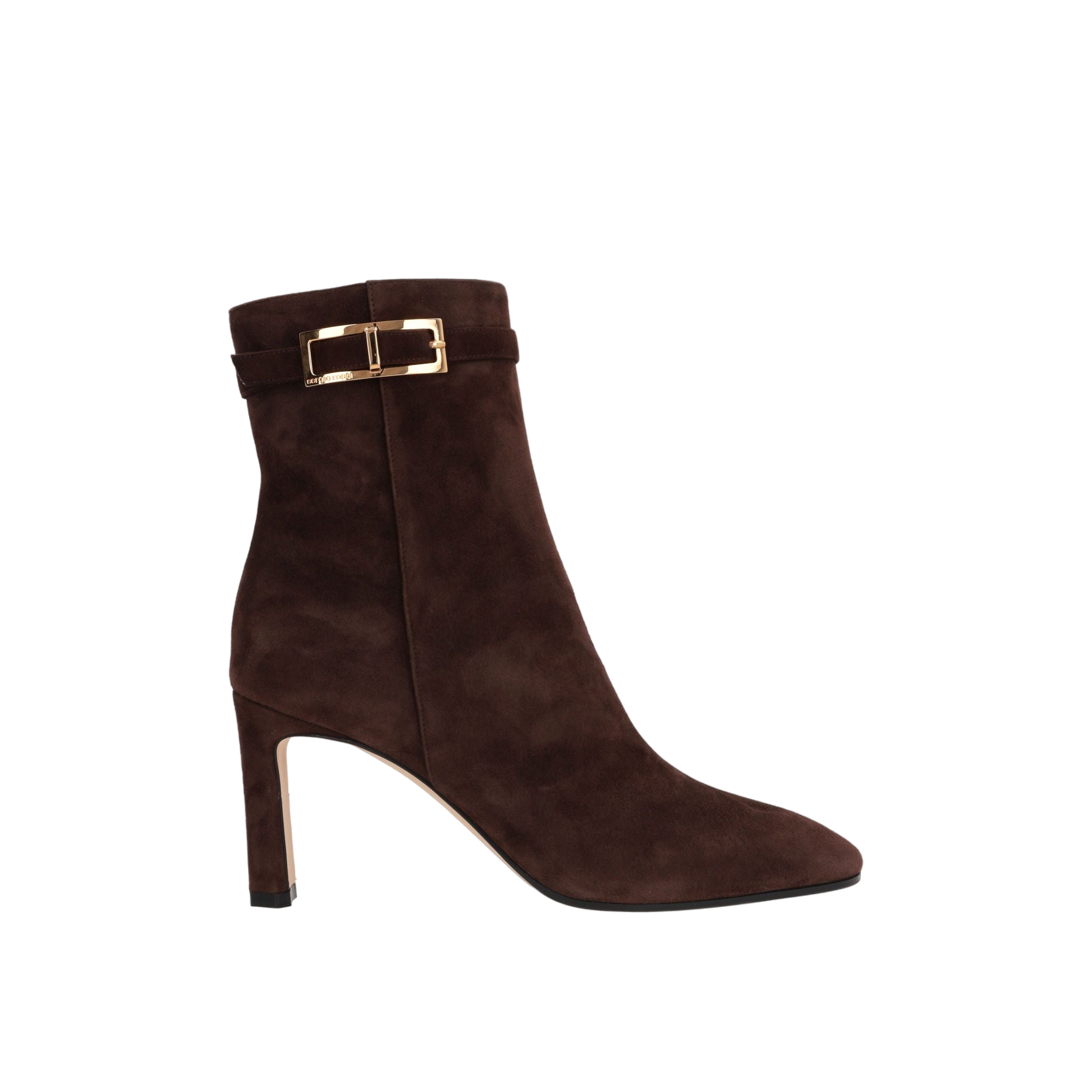 SR Nora Suede Ankle Boots-SERGIO ROSSI-JOHN JULIA