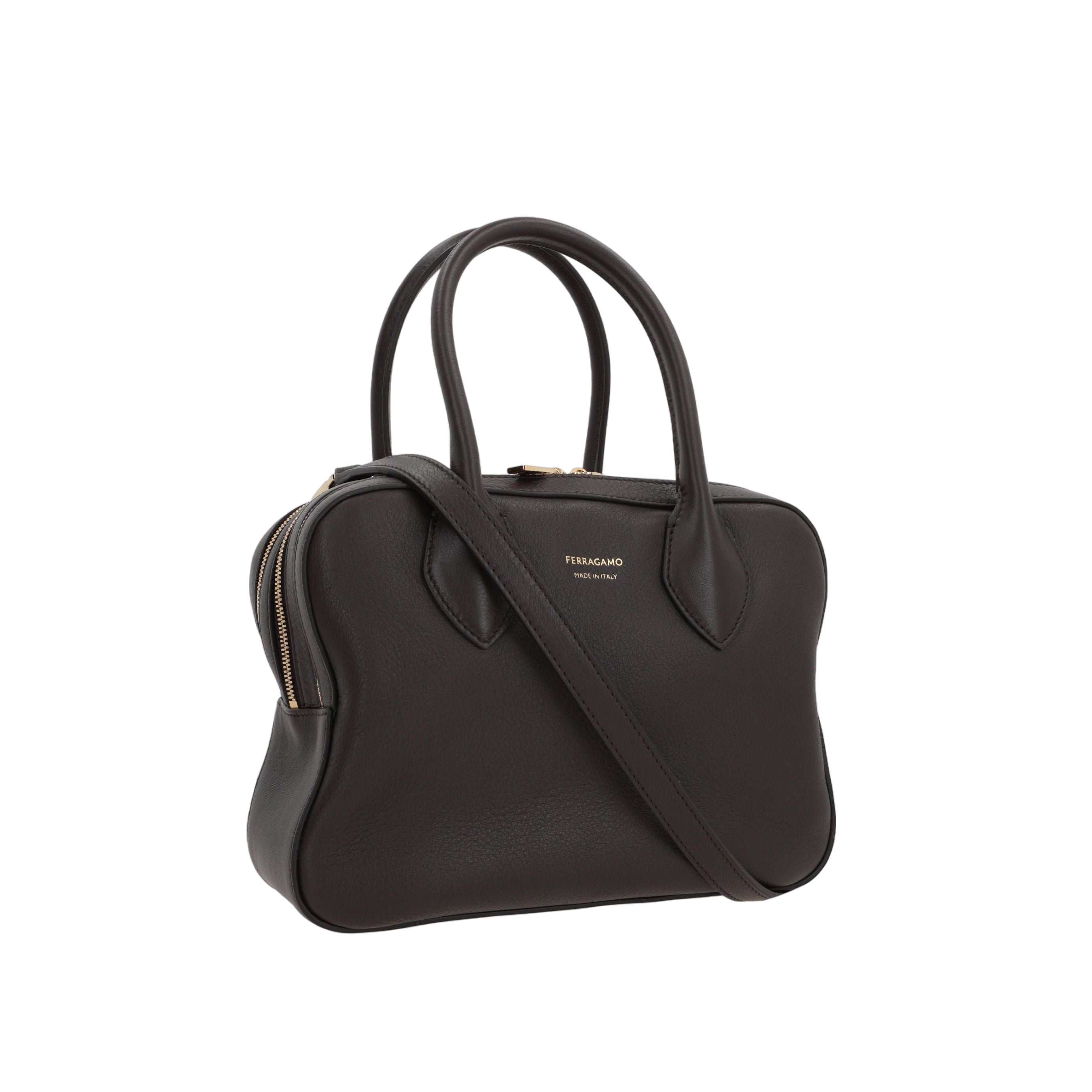 Star Th Small Smooth Leather Handbag-FERRAGAMO-JOHN JULIA