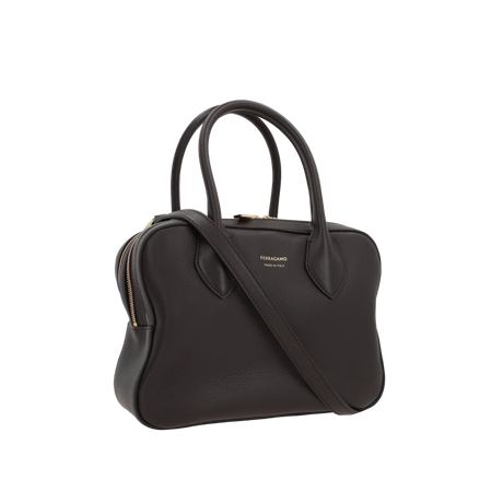 Star Th Small Smooth Leather Handbag-FERRAGAMO-JOHN JULIA