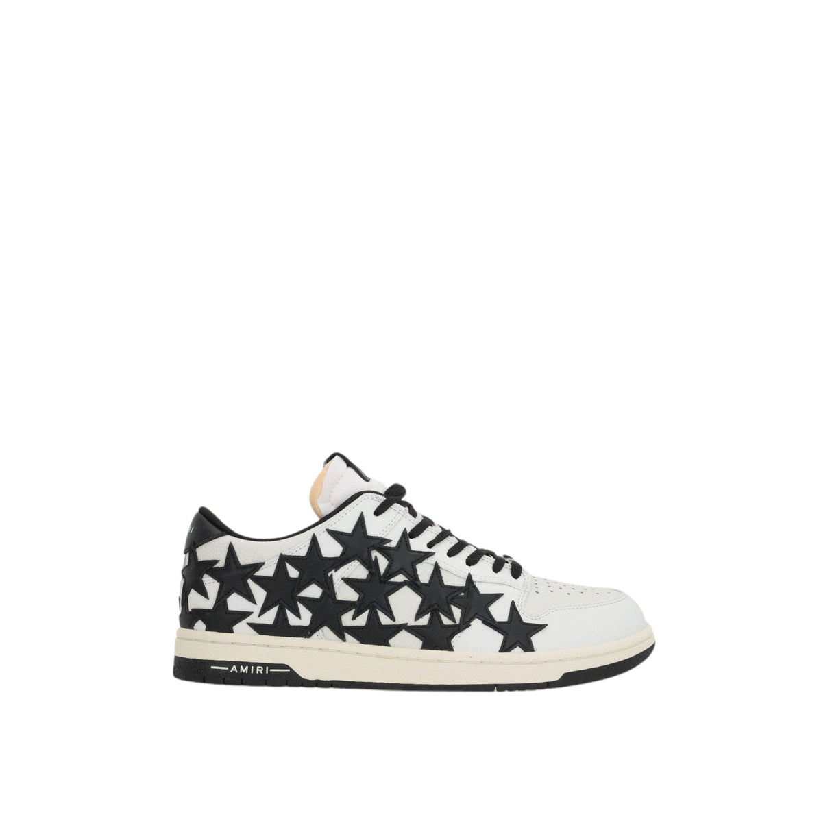 Stars Smooth Grainy Leather Sneakers-AMIRI-JOHN JULIA