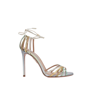 Straight to Heaven Laminated Nappa Sandals-AQUAZZURA-JOHN JULIA