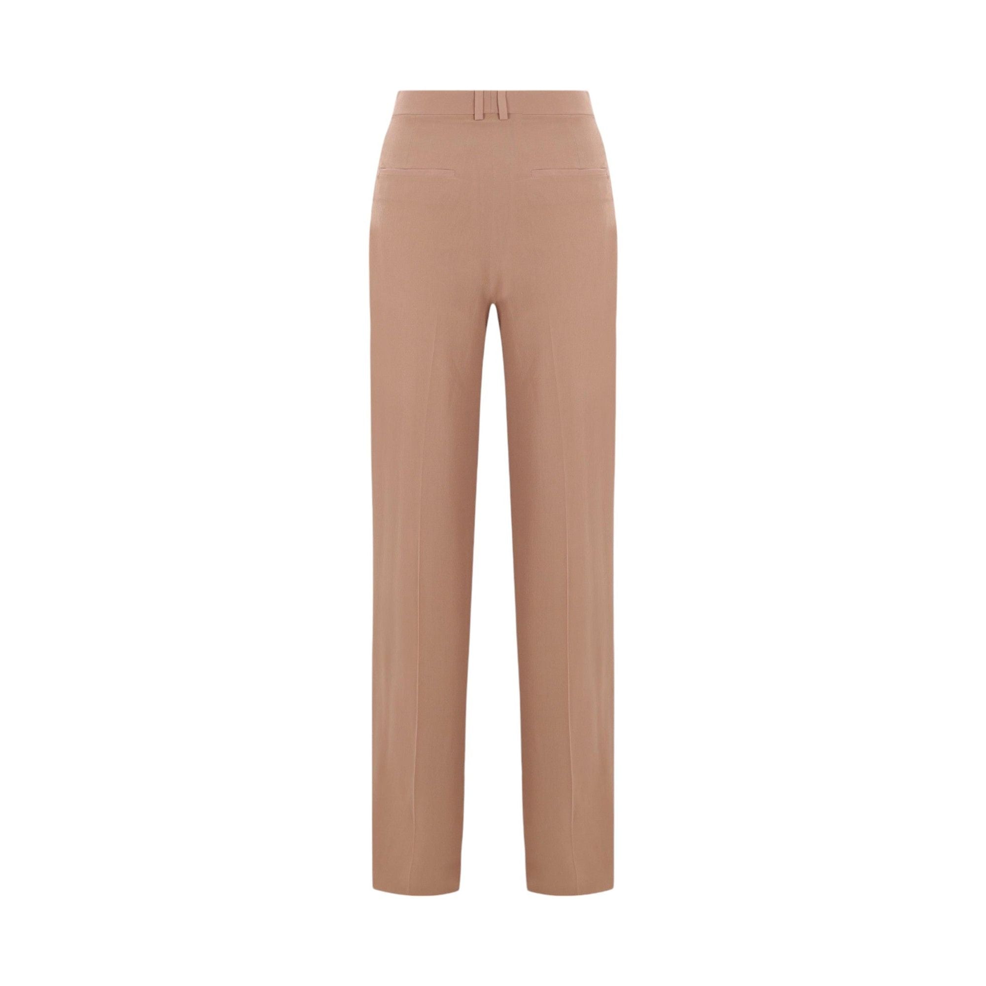 Straight-leg Crepe Trousers-SAINT LAURENT-JOHN JULIA