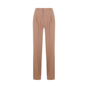 Straight-leg Crepe Trousers-SAINT LAURENT-JOHN JULIA