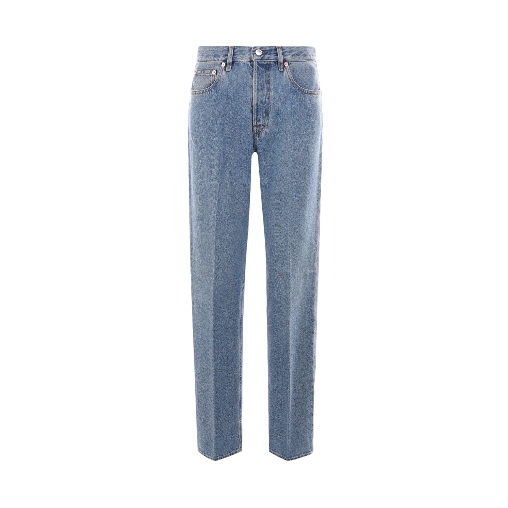 Straight-leg Denim Jeans-GUCCI-JOHN JULIA