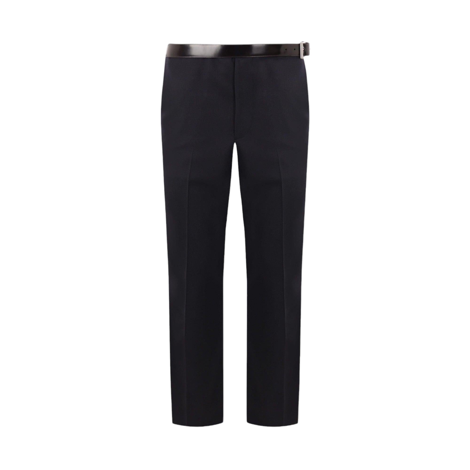 Straight-leg Gabardine Trousers-PRADA-JOHN JULIA