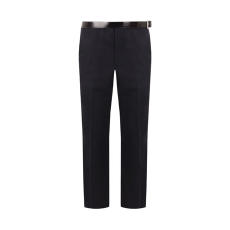 Straight-leg Gabardine Trousers-PRADA-JOHN JULIA