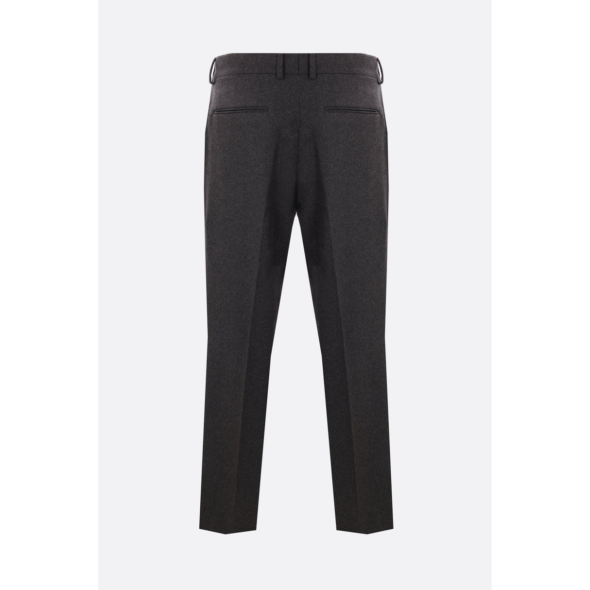 Straight-Leg Stretch Cashmere Trousers-FENDI-JOHN JULIA