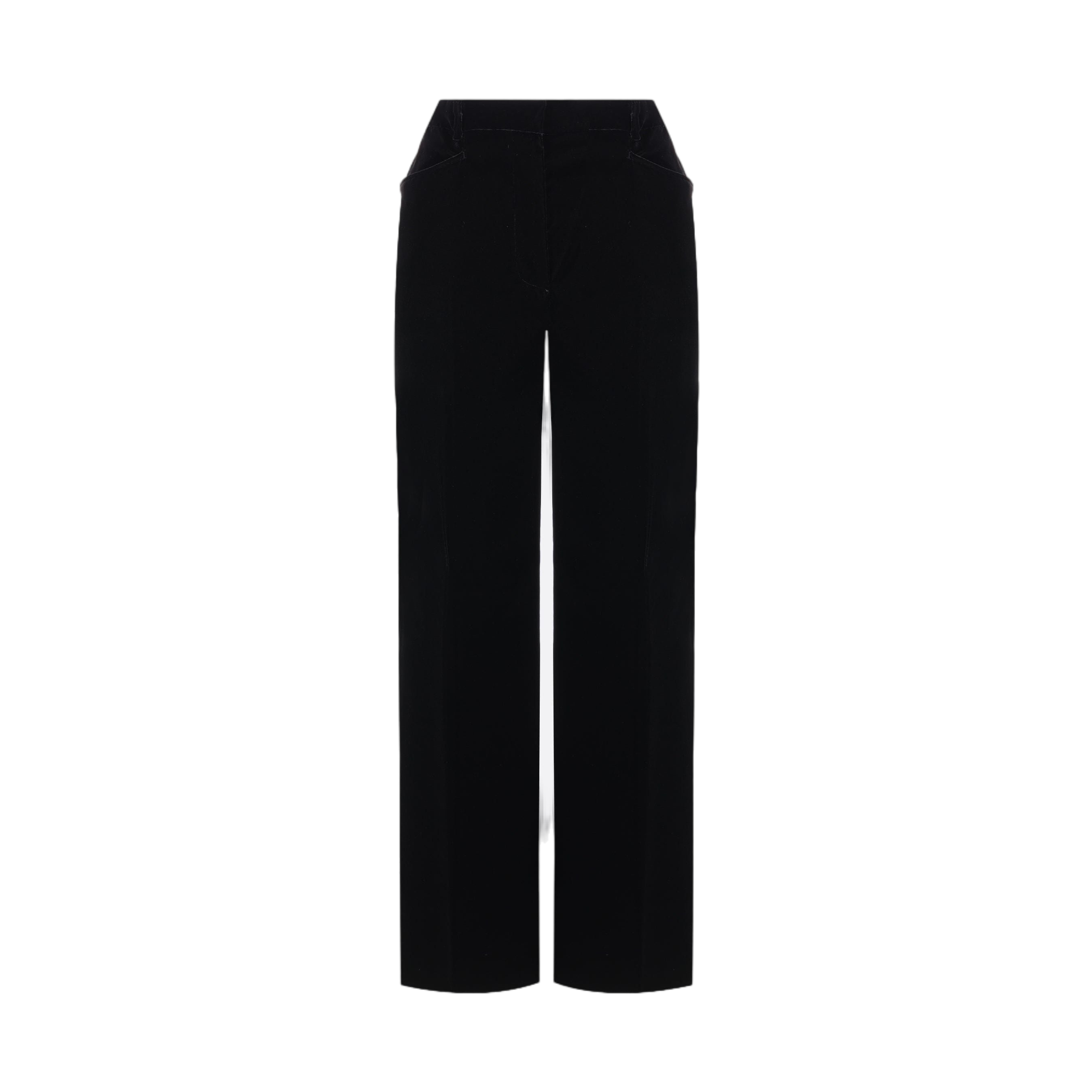 Straight-leg Velvet Trousers-TOM FORD-JOHN JULIA