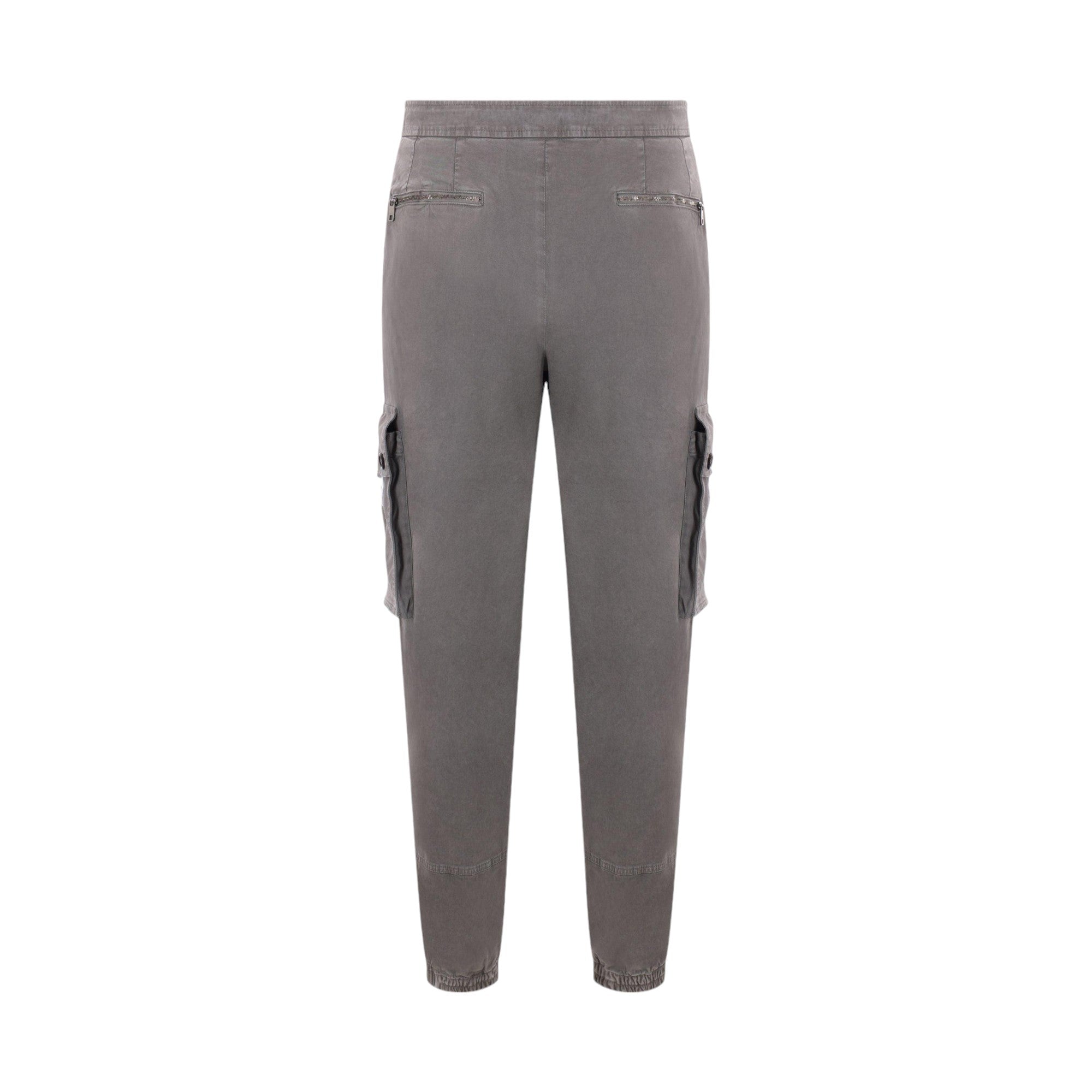 Stretch Cotton Cargo Trousers-DOLCE & GABBANA-JOHN JULIA