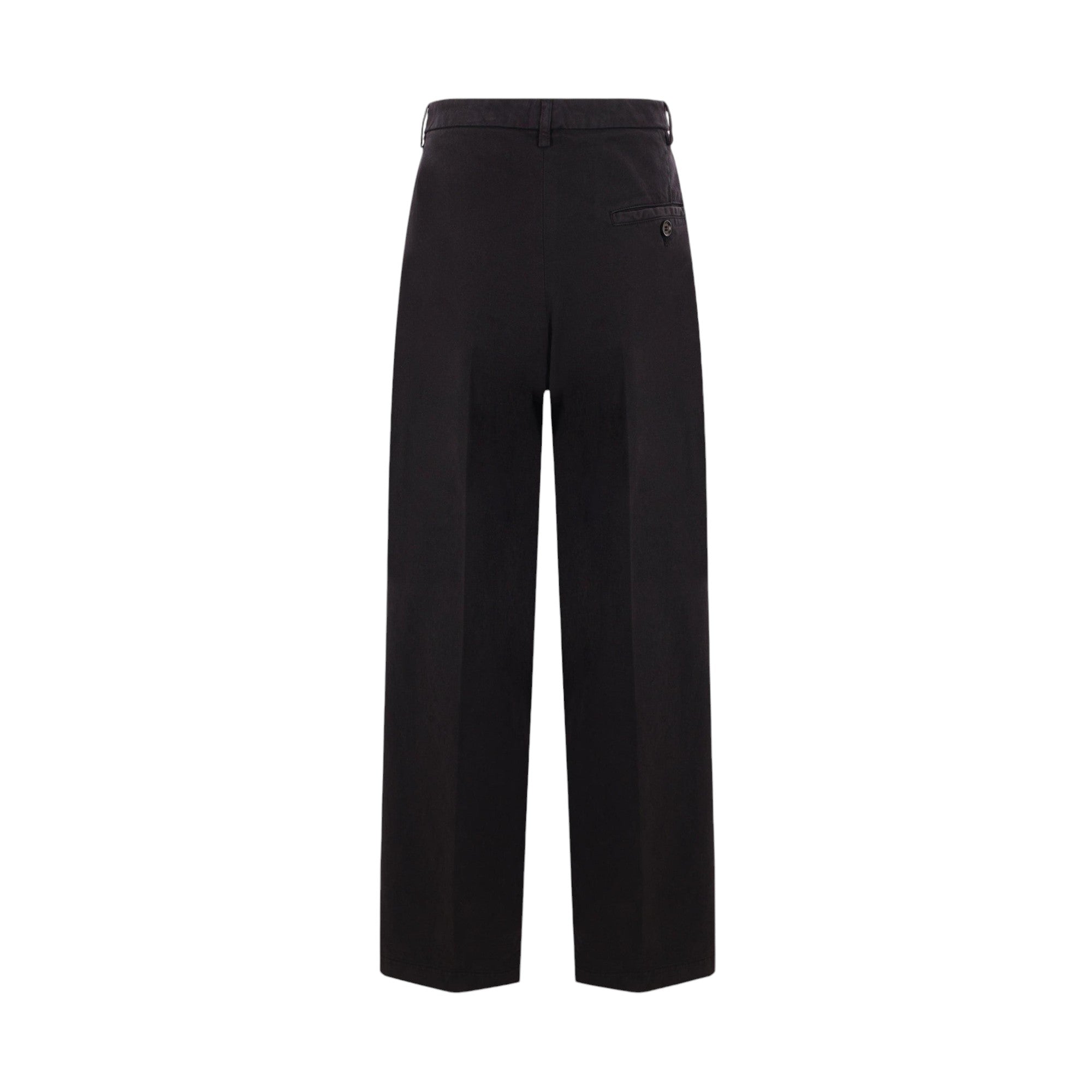 Stretch Cotton Gabardine Darted Trousers-ASPESI-JOHN JULIA