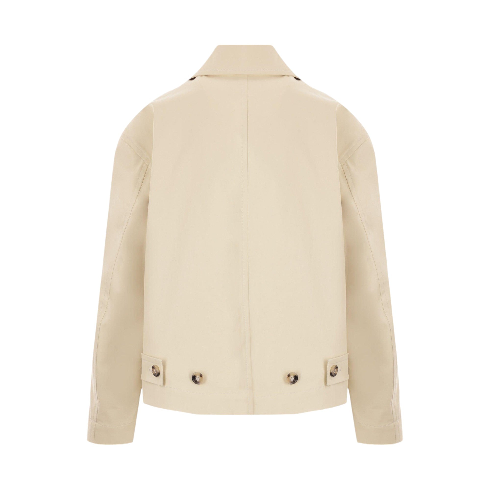 Stretch Cotton Jacket-BOTTEGA VENETA-JOHN JULIA