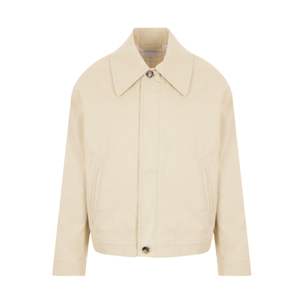 Stretch Cotton Jacket-BOTTEGA VENETA-JOHN JULIA