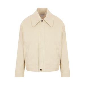 Stretch Cotton Jacket-BOTTEGA VENETA-JOHN JULIA