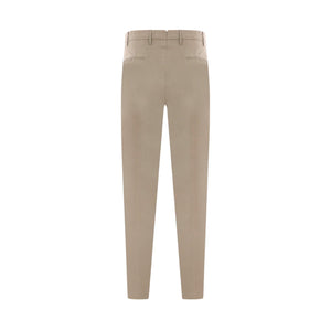 Stretch Cotton Slim-fit Pants-INCOTEX-JOHN JULIA