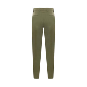 Stretch Cotton Slim-fit Pants-INCOTEX-JOHN JULIA