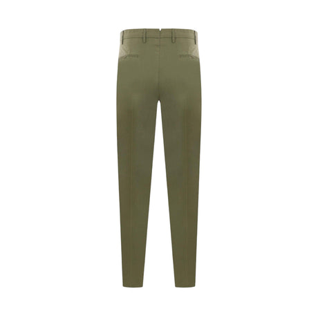 Stretch Cotton Slim-fit Pants-INCOTEX-JOHN JULIA