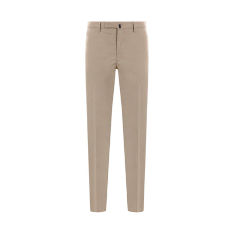 Stretch Cotton Slim-fit Pants-INCOTEX-JOHN JULIA