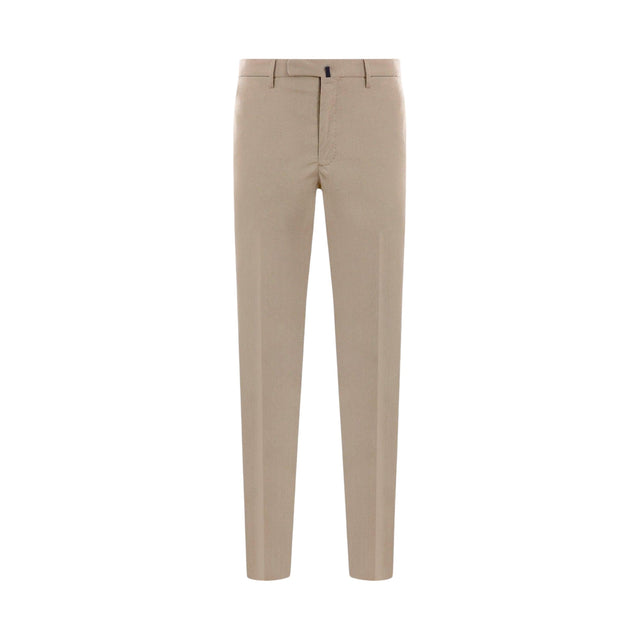 Stretch Cotton Slim-fit Pants-INCOTEX-JOHN JULIA